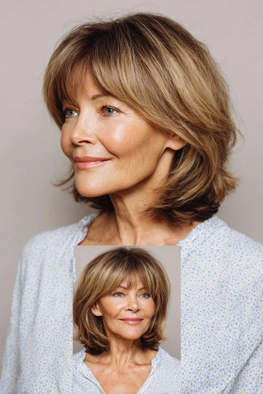 Soft layered youthful style