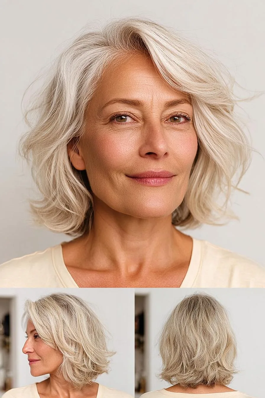 Soft Silver Bob Elegance