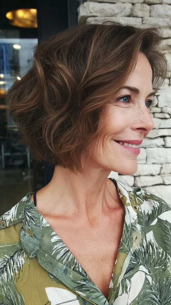Soft Stacked Inverted Bob with Face-Framing Babylights