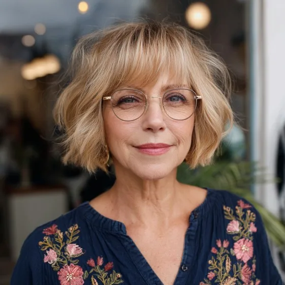 Soft Textured Bob with Gentle Layers