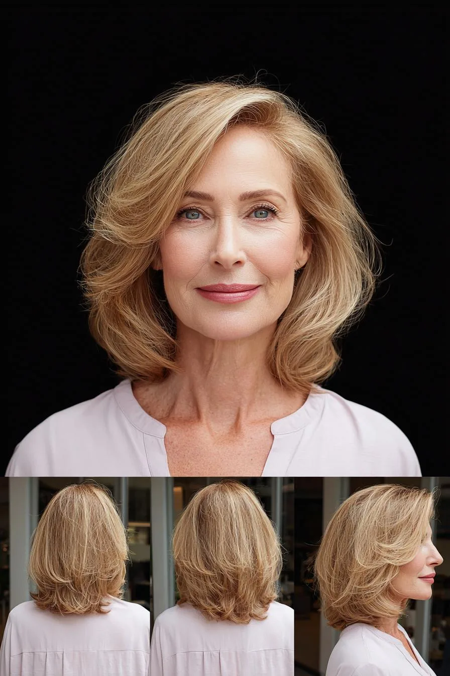 Soft Wavy Blonde Layers