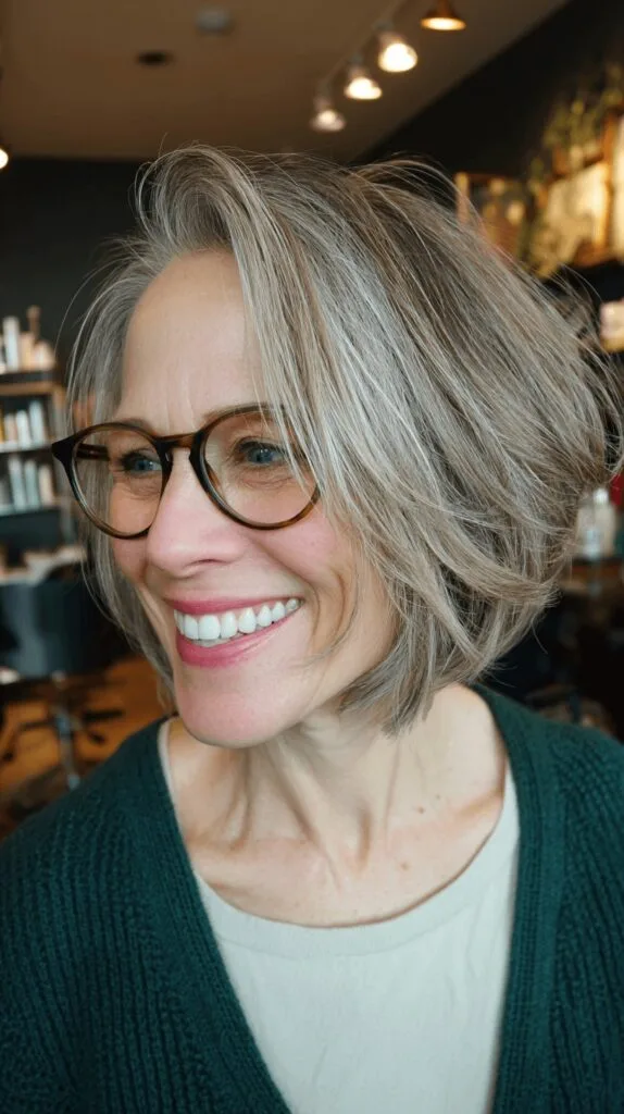 Softly Feathered Bob with Subtle Volume