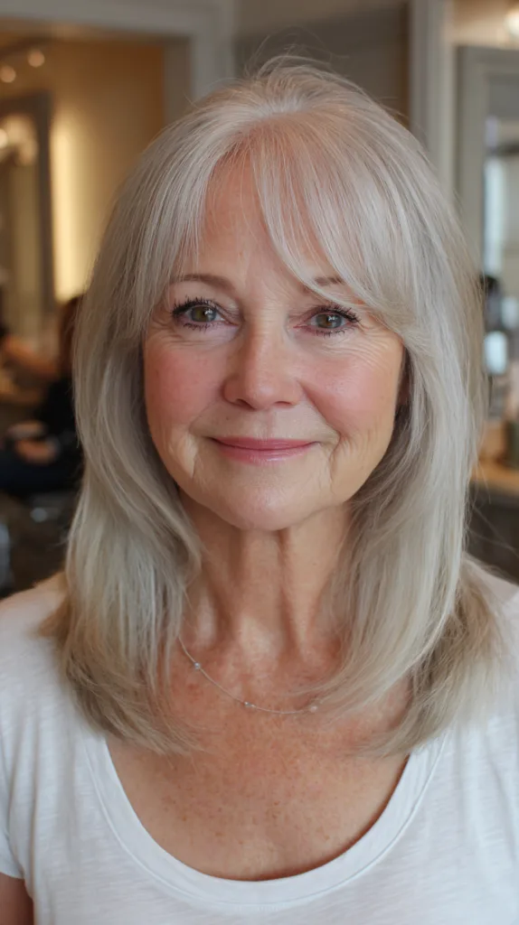 Softly Layered Butterfly Cut with Gentle Highlights
