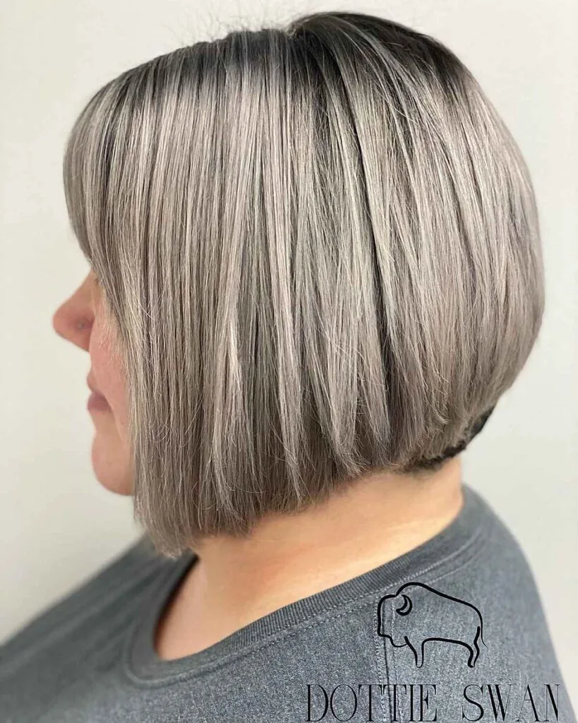 Stylish Inverted Bob for Women in Their 40s