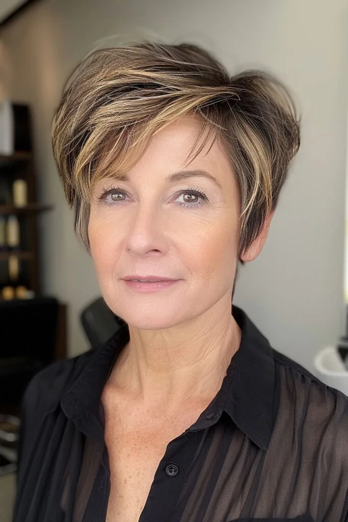 Stylish Pixie Bob for Older Women