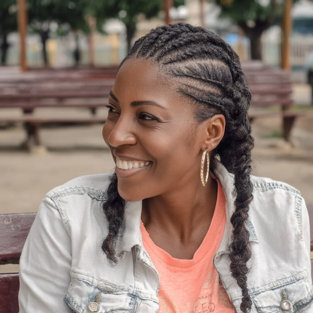 Stylish Summer Braids for Black Women Over 40
