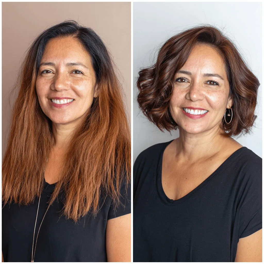 Stylish Textured Bob with Soft Waves