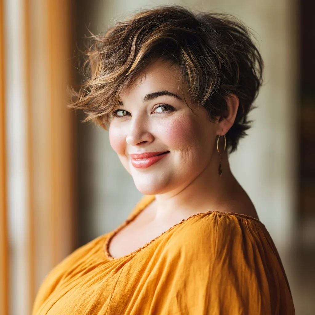Stylish Textured Short Cut with Soft Layers