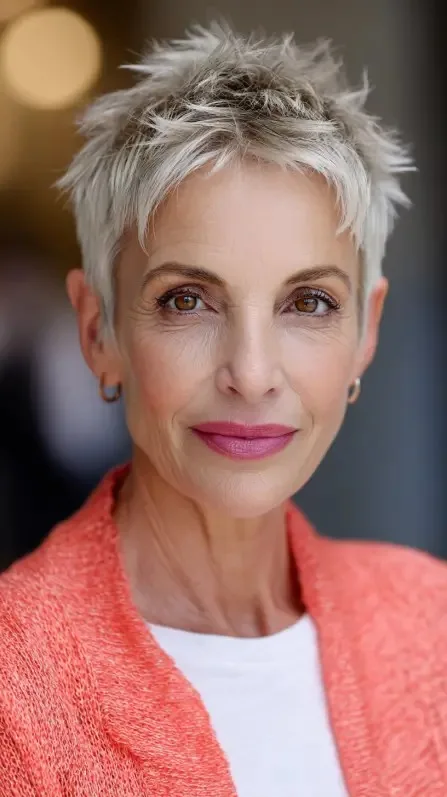 Textured Pixie Cut with Playful Layers