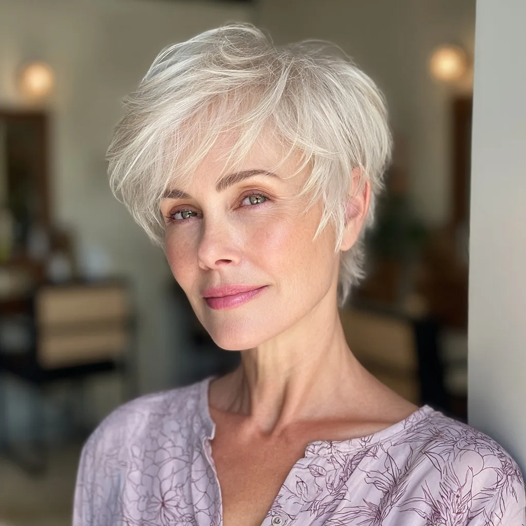 Textured Pixie Cut with Soft Layers