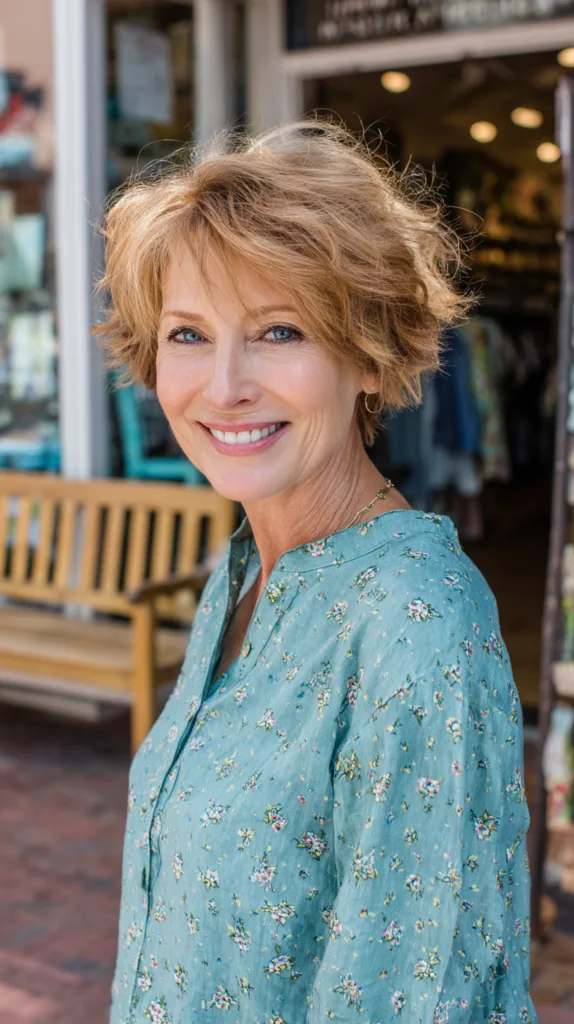 Textured Short Bob with Soft Volume and Face-Framing Layers