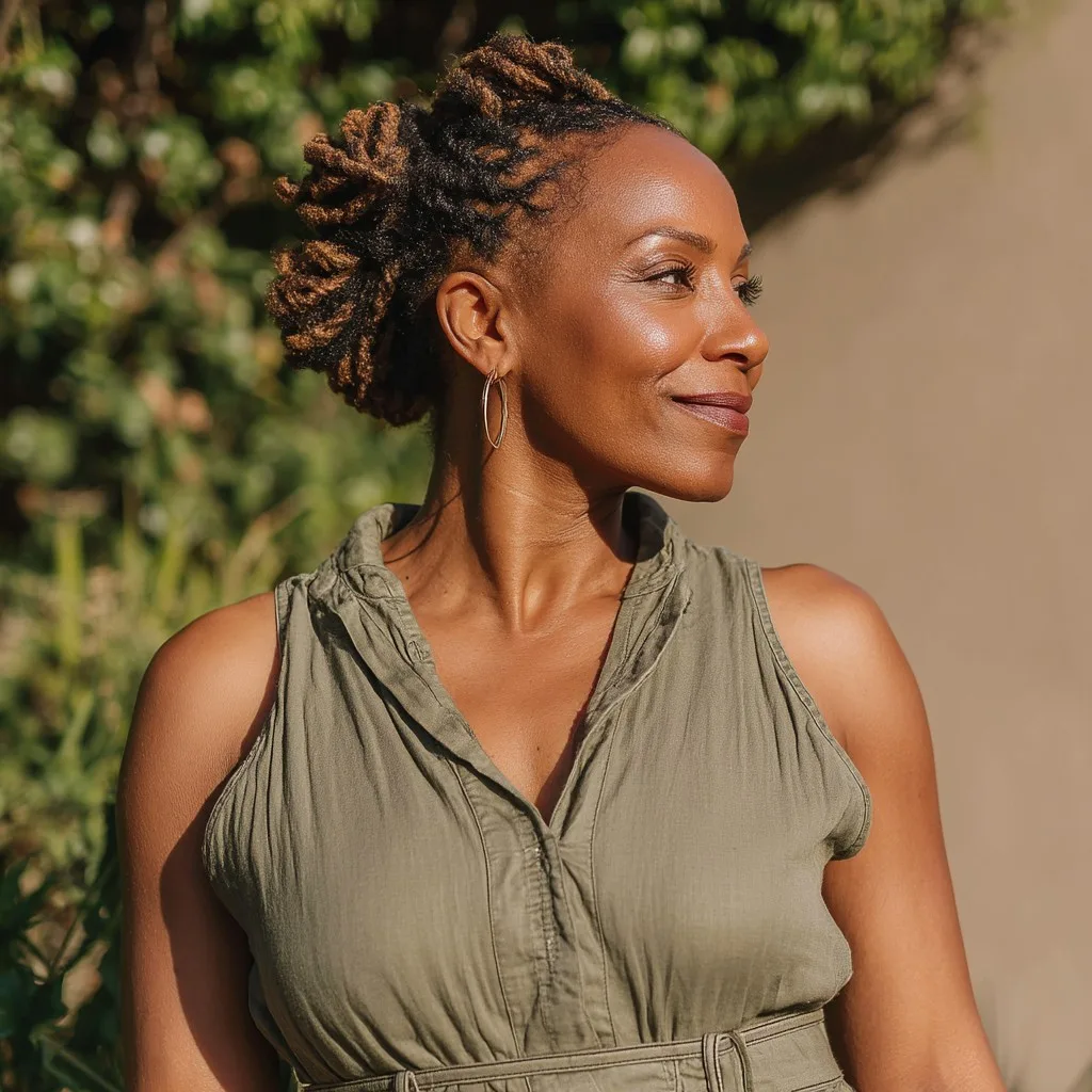 Textured Twisted Buns for Effortless Summer Elegance