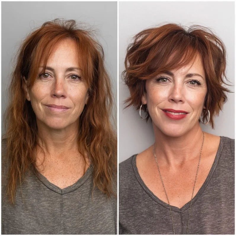 Textured Wavy Bob with Lively Layers