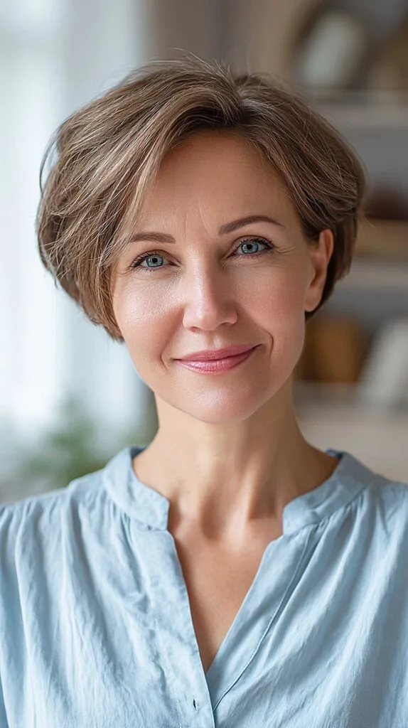 The Natural Bronde Swept-Back Bixie