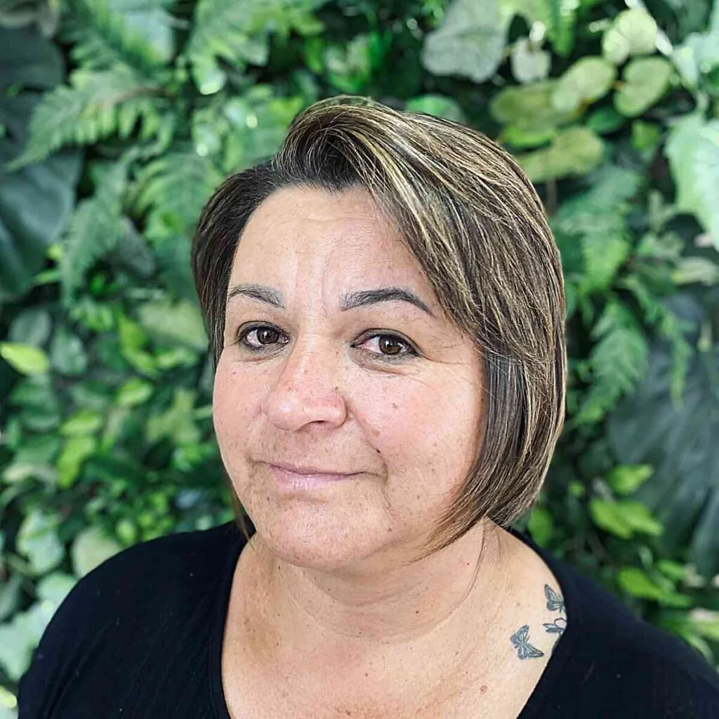 Thin Short Rounded Bob with Shorter Layers for Women Over 50 with Fuller Face Shapes