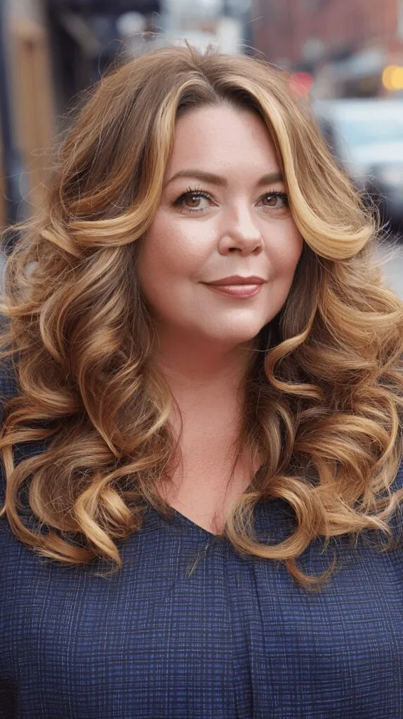Voluminous Soft Waves with Face-Framing Layers