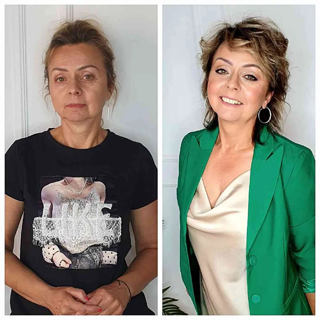 Youthful Short Shag with Bangs for Fine Hair and Women Aged 50