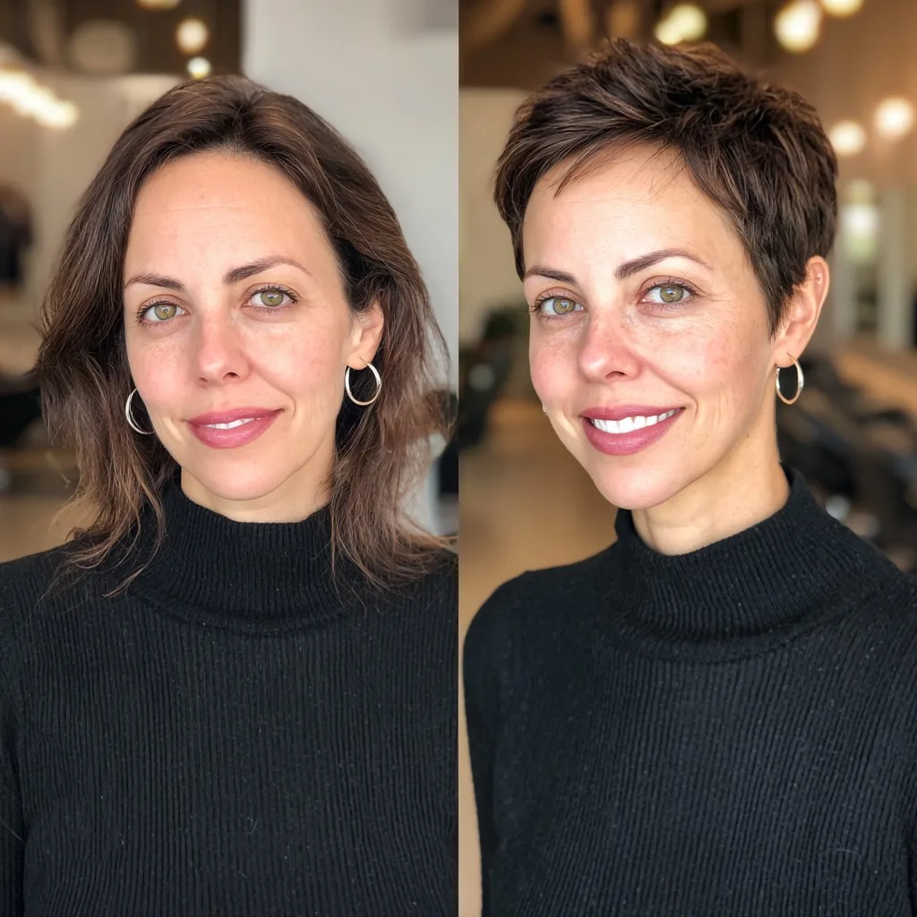 Bold Textured Pixie Cut with Playful Layers
