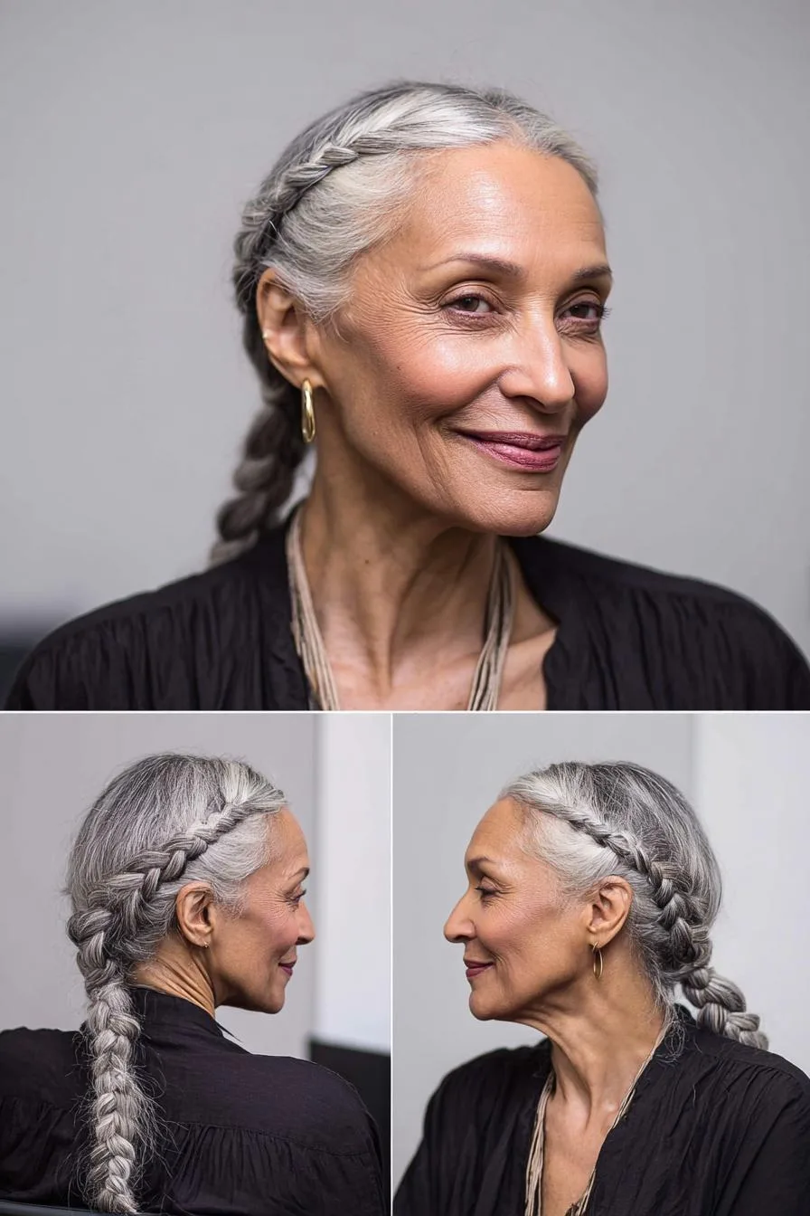 Braided Silver Elegance