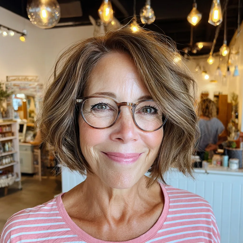 Chic Bronde Bob with Effortless Texture