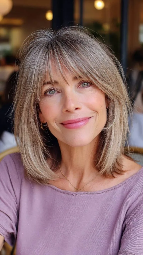 Chic Feathered Bob with Face-Framing Layers