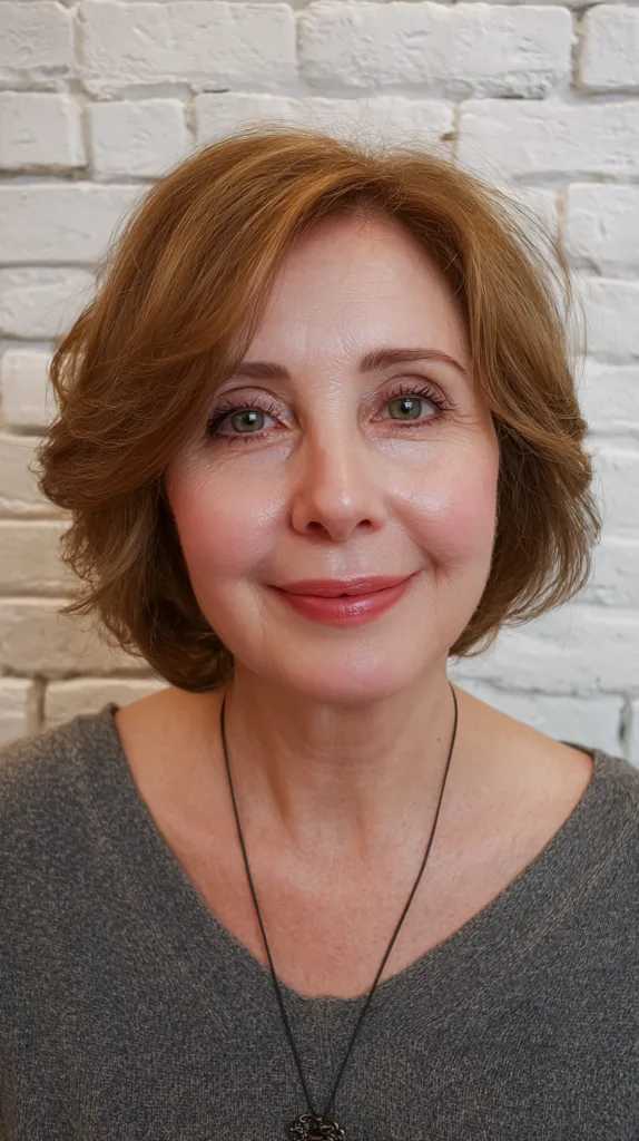 Chic Feathered Bob with Subtle Layers