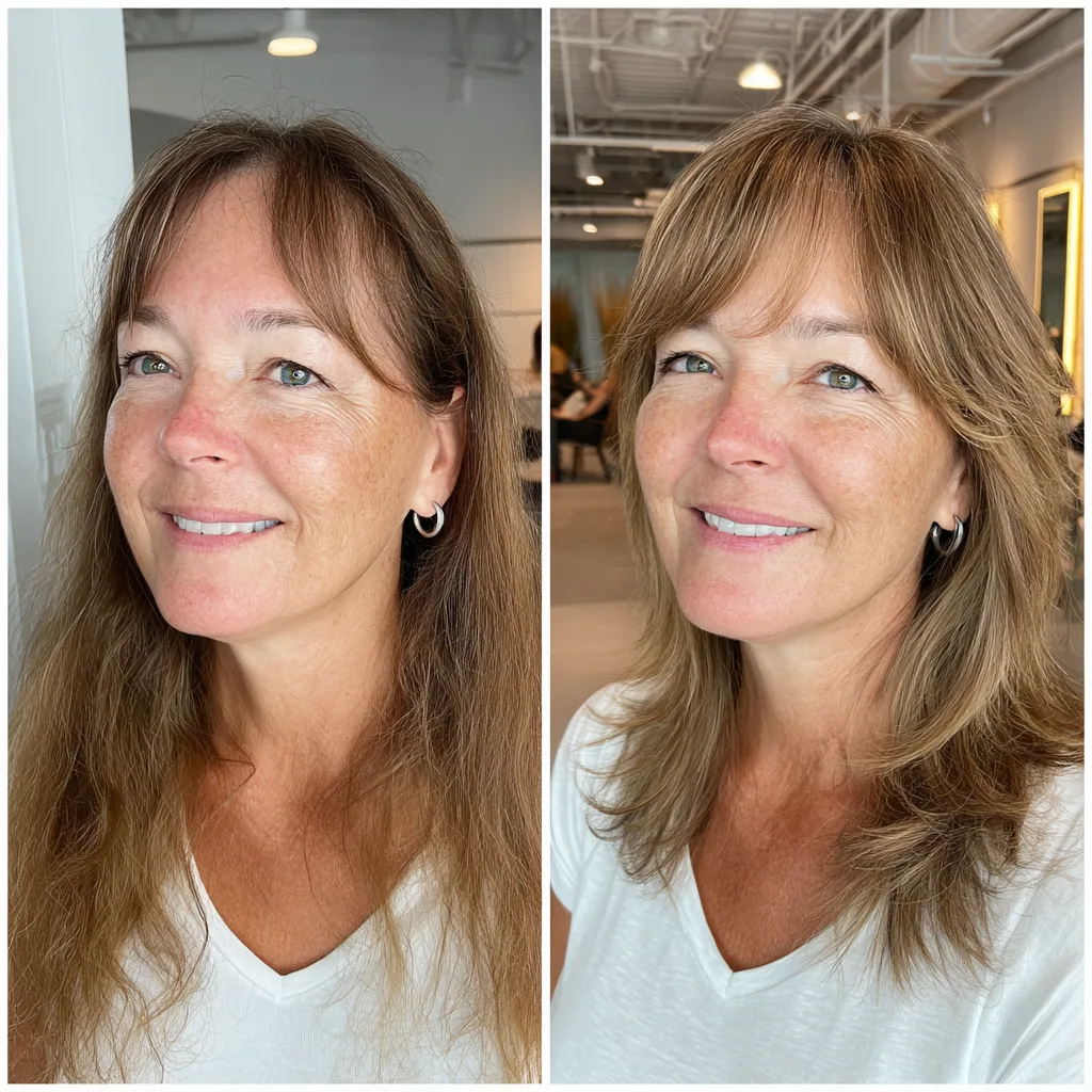 Chic Feathered Cut with Subtle Layers