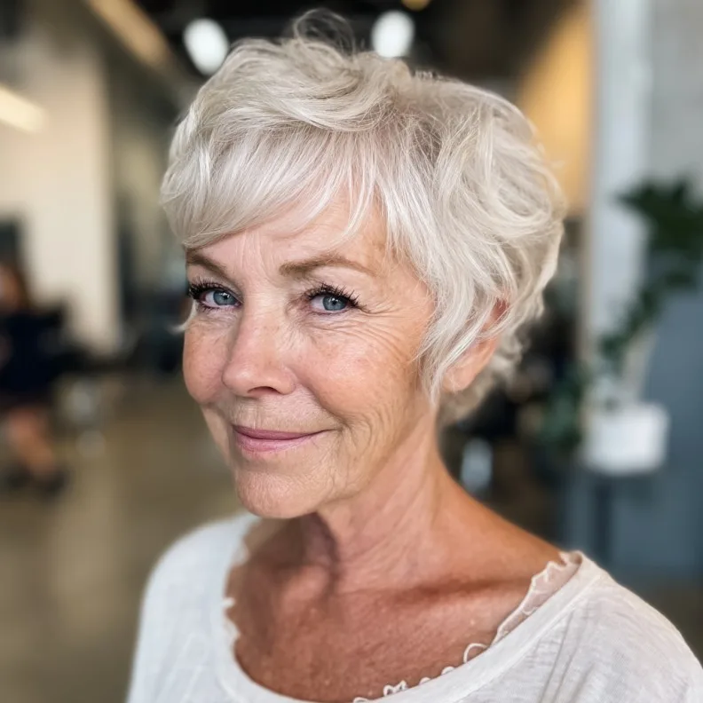 Chic Feathered Pixie with Effortless Texture