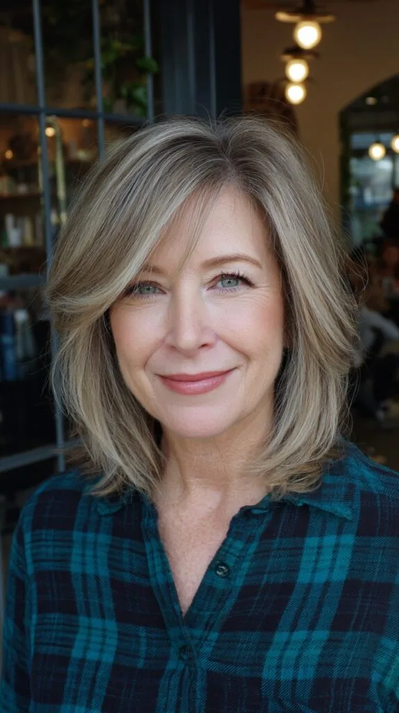 Chic Layered Cut with Soft Face-Framing Layers
