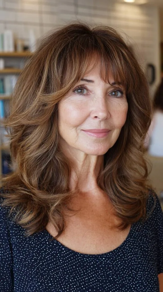 Chic Layered Cut with Soft Face-Framing Layers