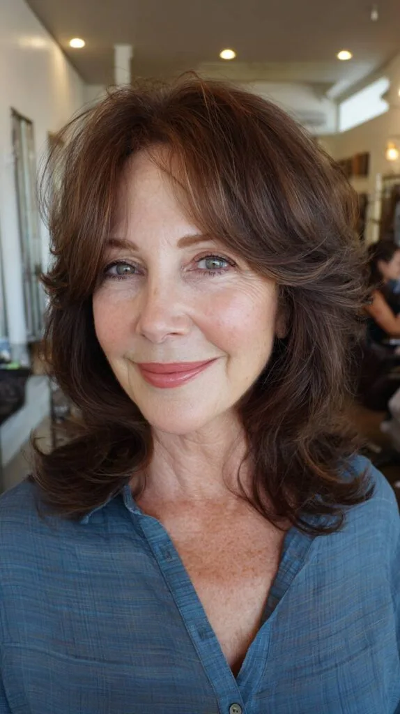 Chic Medium-Length Layered Cut with Soft Volume