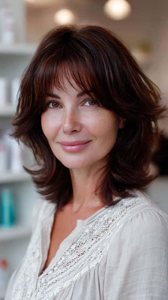 Chic Soft Layered Cut with Face-Framing Texture