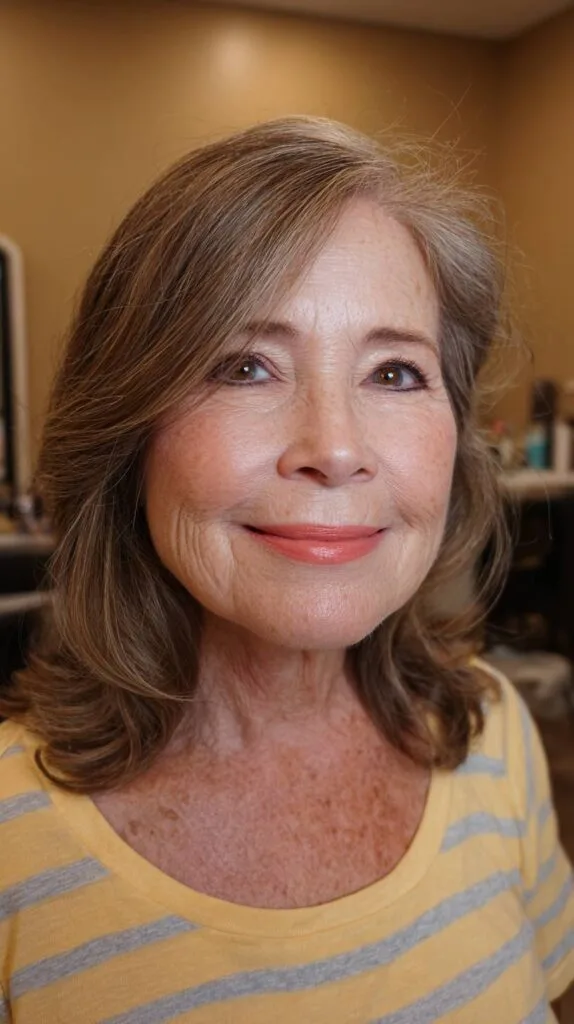 Chic Softly Layered Cut with Gentle Face-Framing Layers