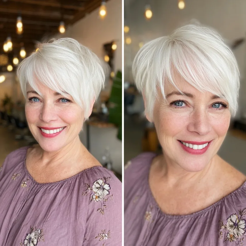Chic Textured Asymmetrical Pixie with Subtle Layers