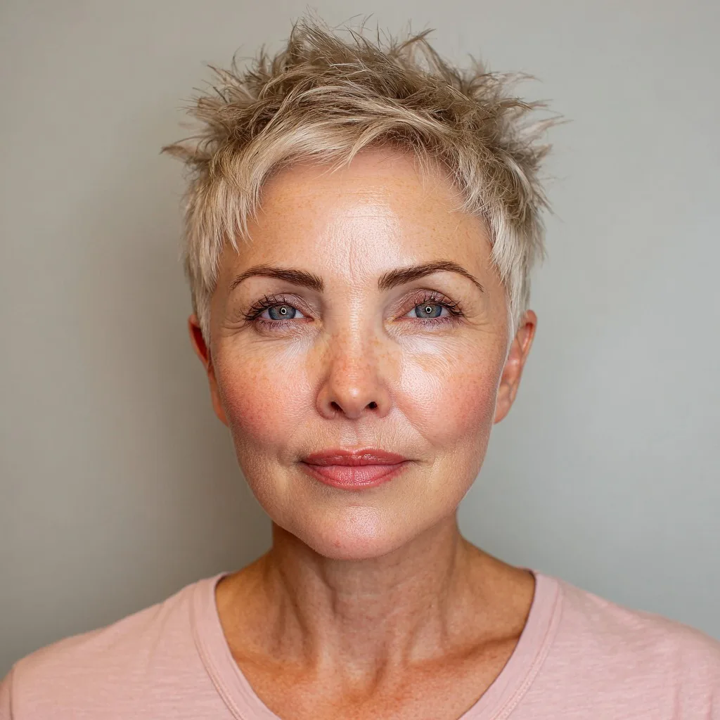 Chic Textured Pixie Cut with Effortless Volume
