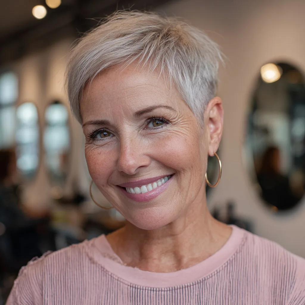 Chic Textured Pixie with Soft Layers