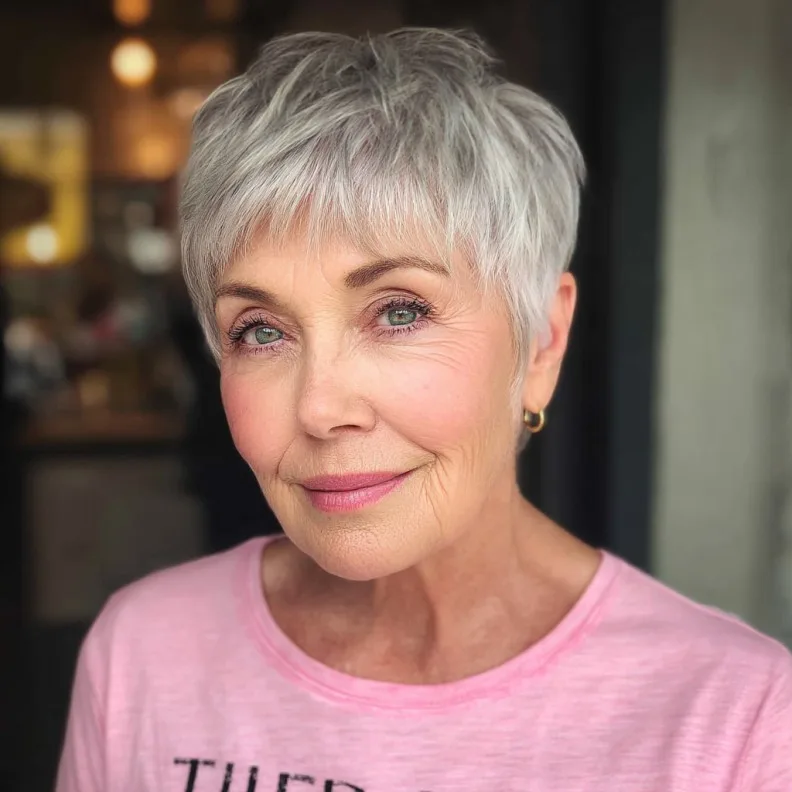 Chic Textured Pixie with Soft Layers
