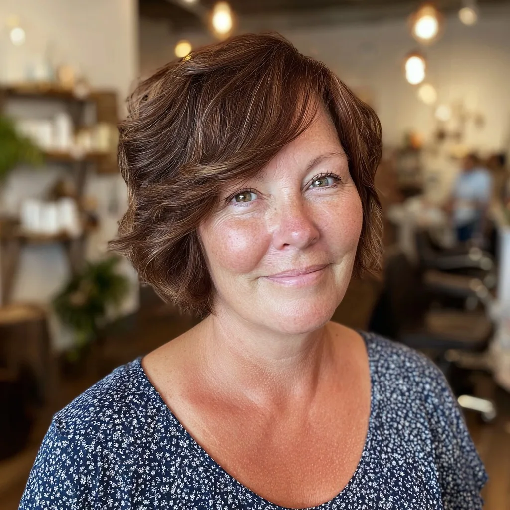 Chic Textured Short Cut with Soft Layers