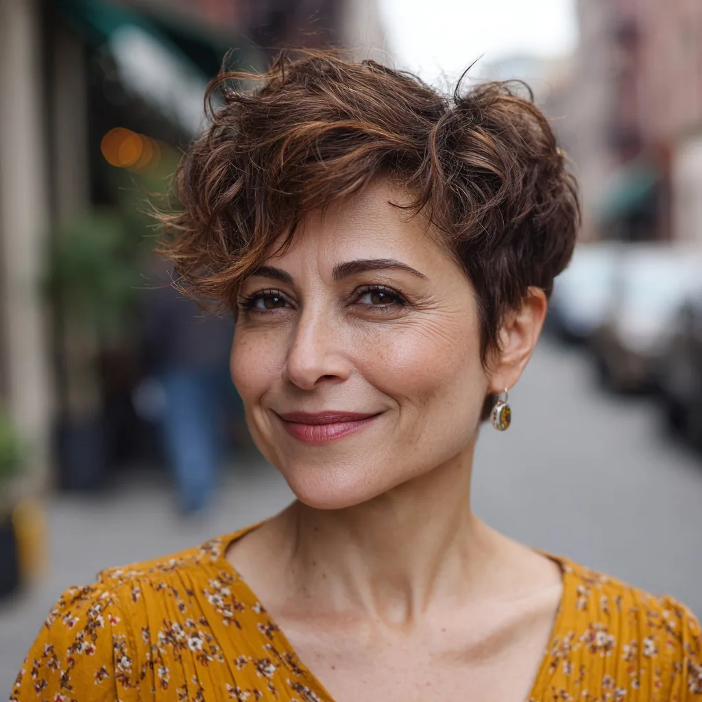 Chic Touseled Pixie with Defined Texture
