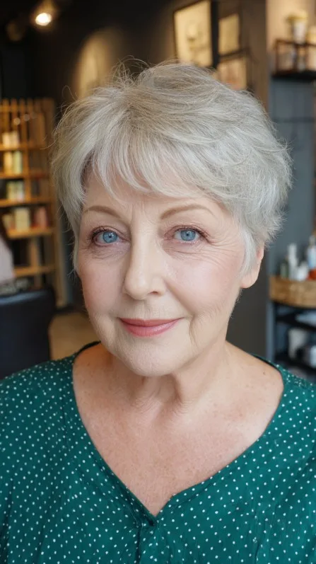 Classic Feathered Pixie Cut with Subtle Texture