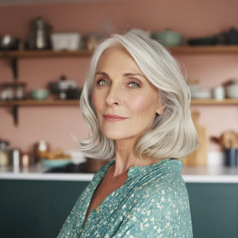 Classic Lob with Subtle Soft Waves