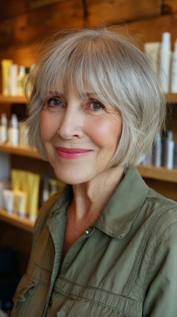 Classic Silvery Feathered Pixie for Wise Women