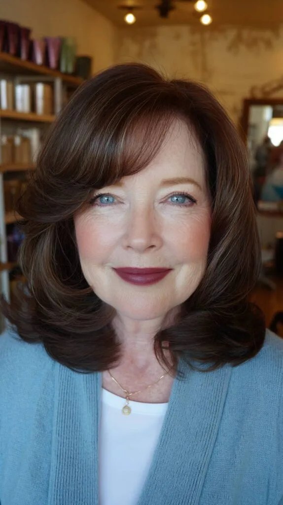 Classic Voluminous Layered Cut with Soft Waves
