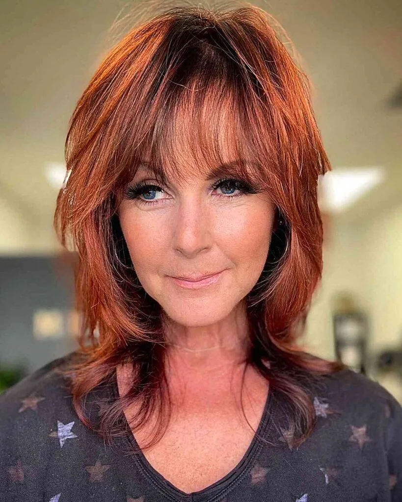 Cowboy Copper Medium-Length Cut for Ladies Over 50