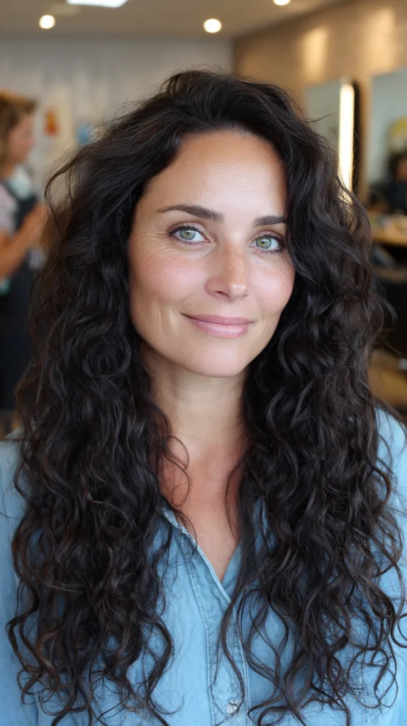 Dynamic Long Curly Layers with Natural Volume