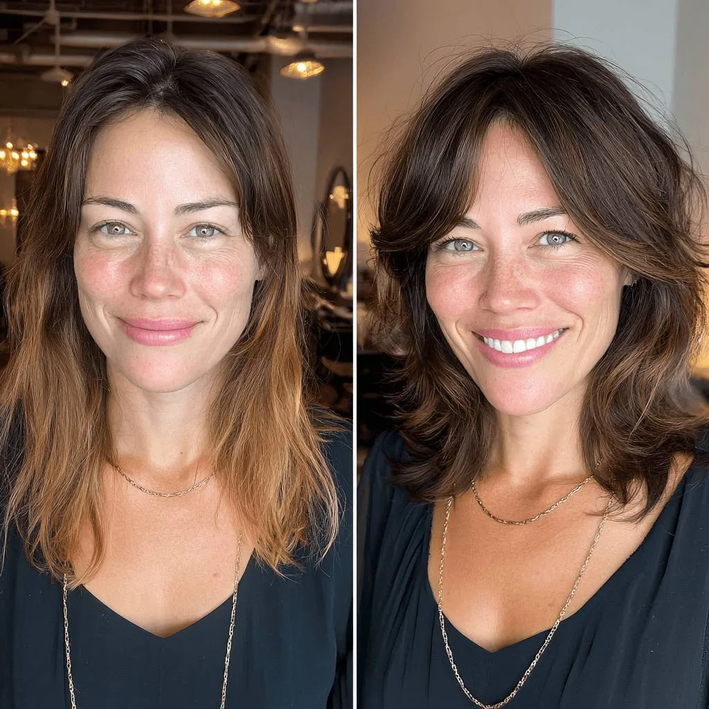 Effortlessly Lush Shag with Face-Framing Layers