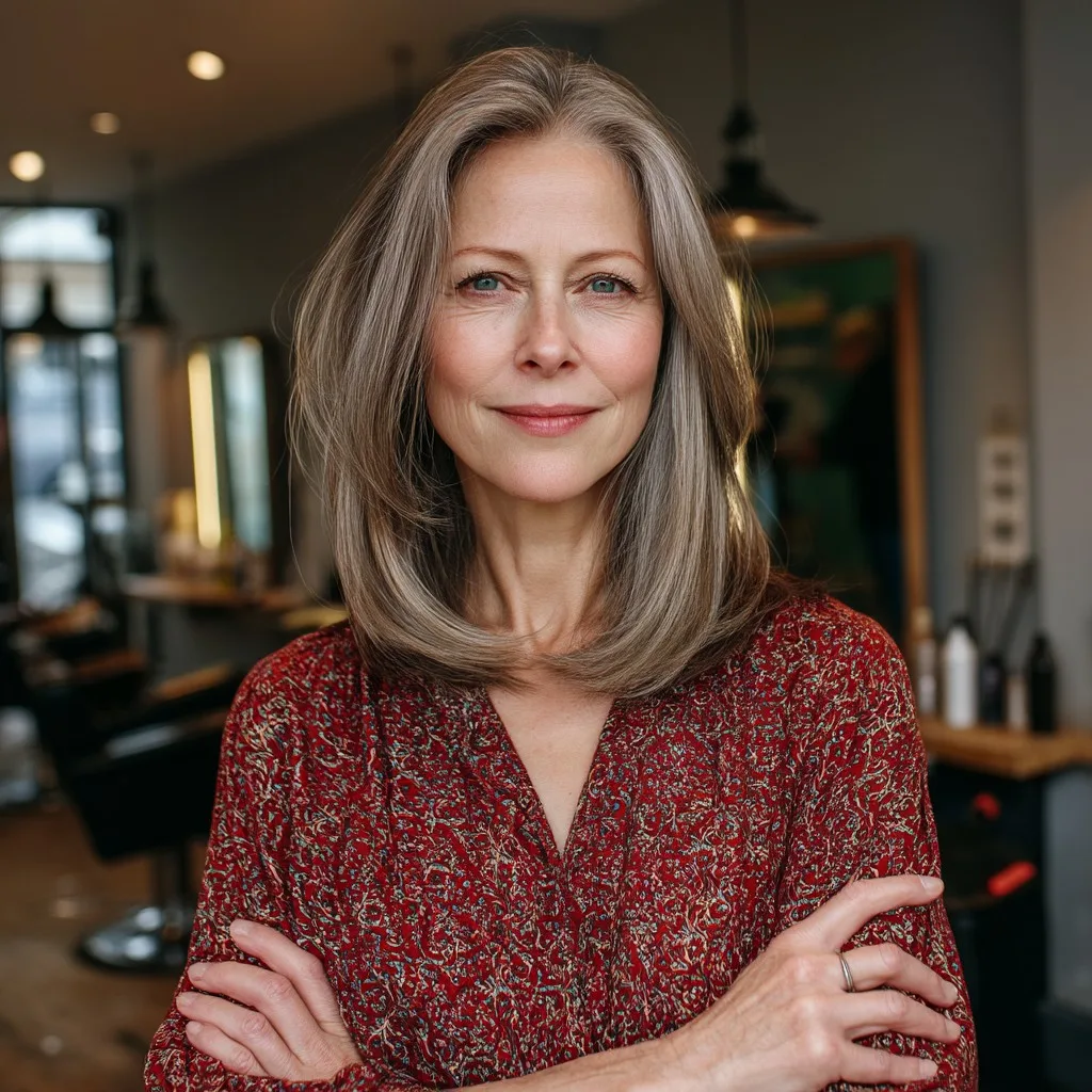 Elegant Layered Cut with Natural Movement