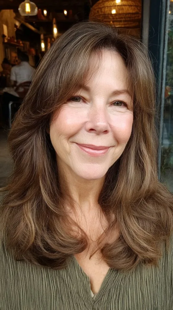 Elegant Layered Cut with Soft Volume and Face-Framing Layers