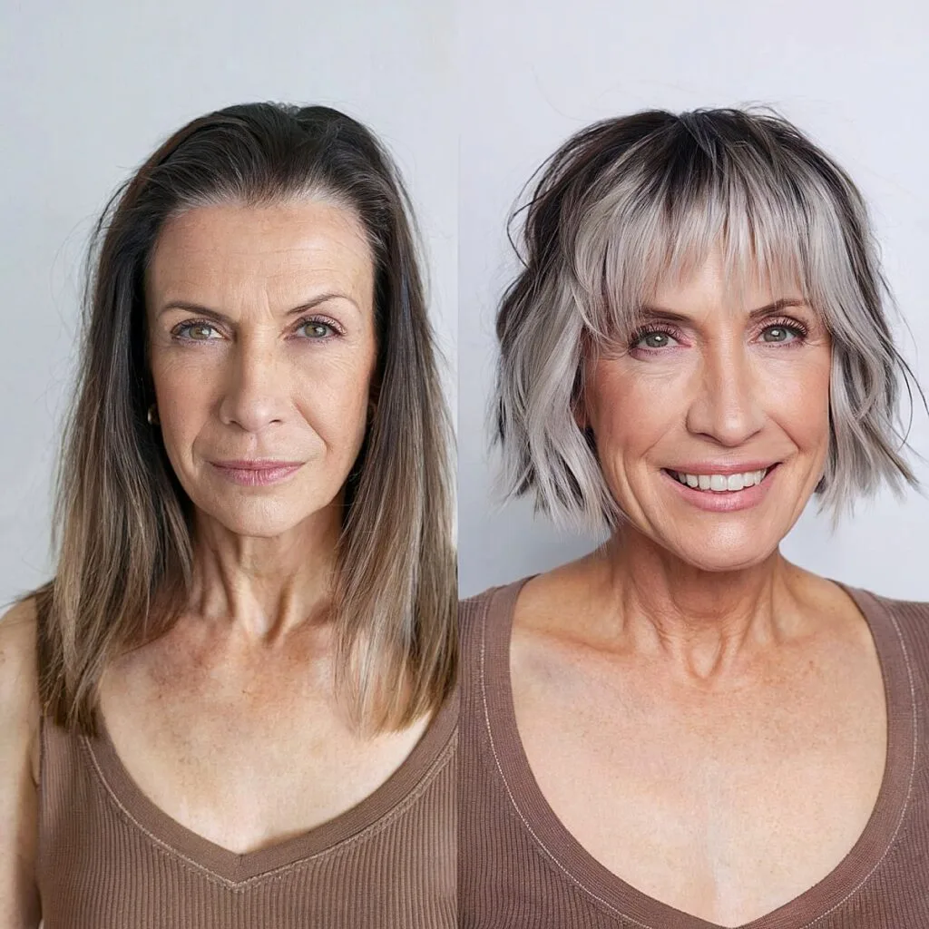 French Bob for Thinning Hair for Women Past 50