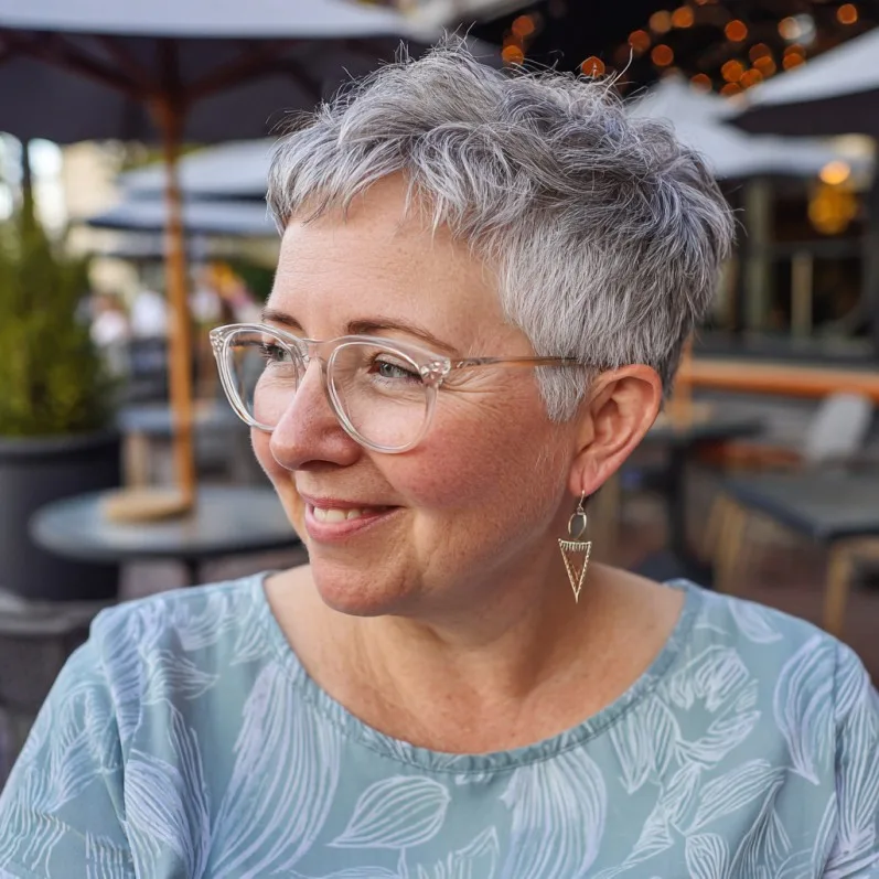 Fresh Textured Pixie Cut with Subtle Volume